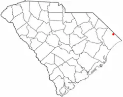 Location of Loris in South Carolina
