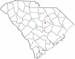 Location of Oakland, South Carolina