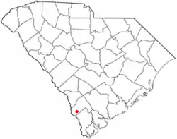 Location of Scotia, South Carolina
