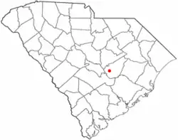 Location of Summerton, South Carolina
