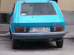 SEAT 127 serie II (rear view)