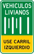 ID-3-32 Light vehicles, Use left two lanes