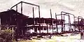 Ruins of the school after the fire