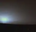 Viking 2 lander Camera 2 SKY AT SUNRISE (Low Resolution Color) Sol 34 04:22