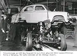 Assembly at AB Nyköpings Automobilfabrik in Sweden