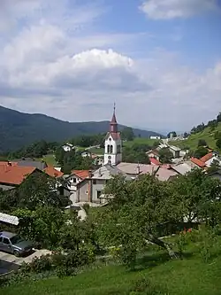 Podkraj with St. Margaret's Parish Church