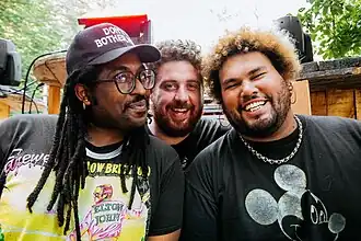 L–R: Pierce Jordan, TJ Stevenson, GG Guerra