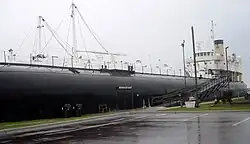 SS Meteor: the only surviving whaleback freighter, on display at Superior, WI.
