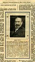 STECK, Johann (1851-1914), who carried out construction of the Great Synagogue.