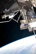 Cupola just after installation at Earth-facing port on Tranquility