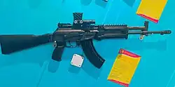 STV-410 with KBN-series red dot sight.