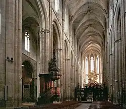 Basilica of Mary Magdalene, begun 1295.