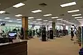The interior of the Fitness Center and Gymnasium building.