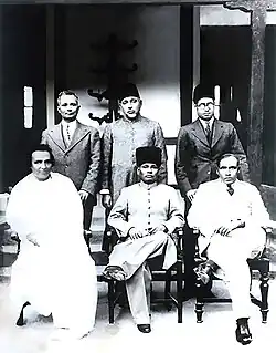 Choudhury seated from left corner