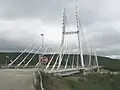 Sami Bridge in the Utsjoki village, end point of national road 4