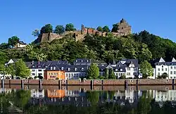 Castle panorama, Saarburg's old city