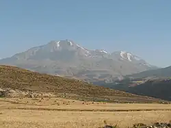 Ahar town lies on the north-west face of Mount Sabalan