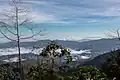 View of the mountain range from Ranau–Tamparuli Road