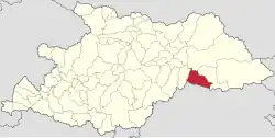Location in Maramureș County