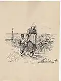 Mother and Child in the Dunes