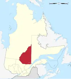 Saguenay–Lac-Saint-Jean in the province of Quebec.