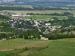 A view of Saillagouse from the road between Eyne and Llo