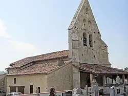 The church of Saint-Cyr-et-Sainte-Juliette, in Saint-Cirice