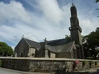 The parish church in Saint-Divy