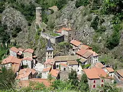 The town of Saint-Floret