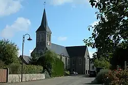 The church in Saint-Germain-de-Coulamer