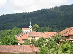 A general view of Saint-Jean-d'Ormont