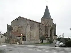 The church in Saint-Jean-de-Beugné