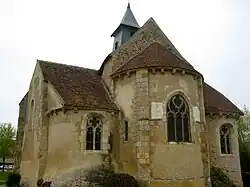 The church of Saint-Georges, in Saint-Jeanvrin