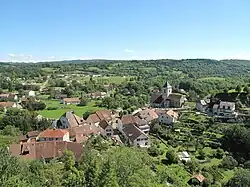 A general view of Saint-Laurent-la-Roche