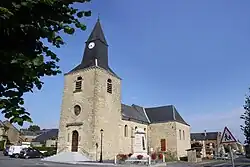 The church in Saint-Laurent