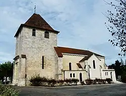 The church in Saint-Martial-d'Artenset