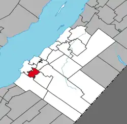 Location within Kamouraska RCM