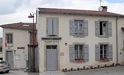 The town hall in Saint-Vallier