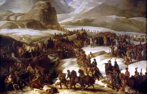 The French Army Crossing the St. Bernard Pass by Charles Thévenin