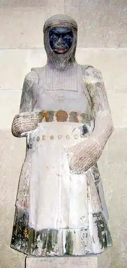 13th Century statue of Saint Maurice from the Magdeburg Cathedral that bears his name.