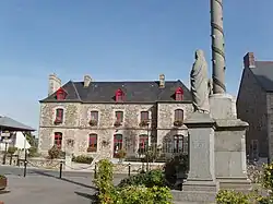 The town hall of Saint-M'Hervé