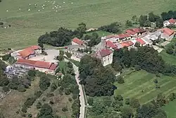 An aerial view of Saint-Baslemont