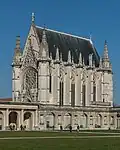 Southwest view of the Sainte-Chapelle