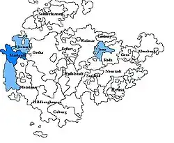 Location of Saxe-Marksuhl
