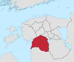 Location of Sakala County