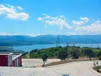 View of Lake Sapanca from Sakarya University