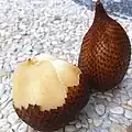 Peeled salak