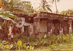 Ruins of a mansion built in the mid 19th century.