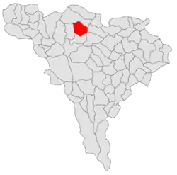 Location in Alba County