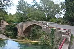 Gourgaret bridge, over the Bresque river in Salernes.